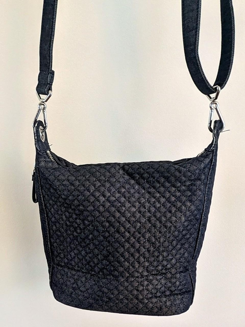 Vera Bradley Dark Denim Quilted Crossbody Bag - Picture 3 of 8